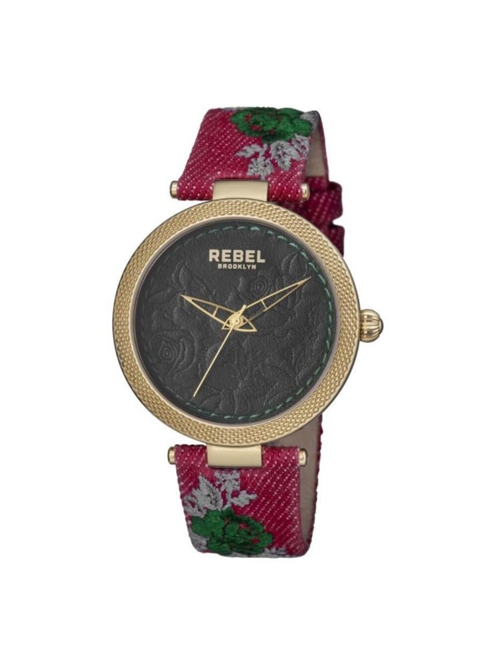 NWT Rebel Carroll Gardens Green Dial Ladies Watch